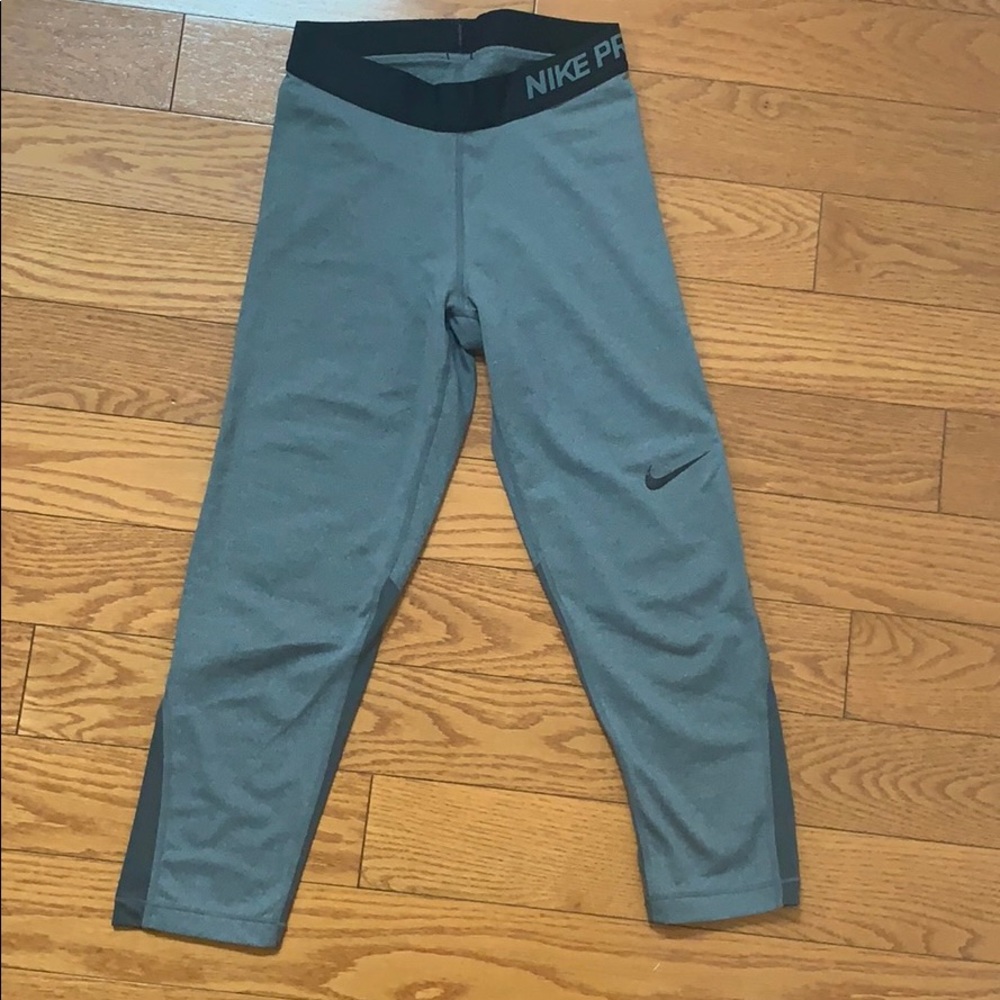 Nike Pro Gray pants with Dri-Fit technology